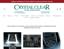 Tablet Screenshot of crystal-engravers.com